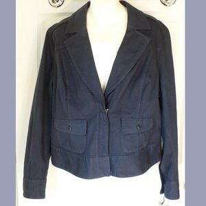 Gap 1969 Denim Jacket XL Dark Blue Pockets Cotton